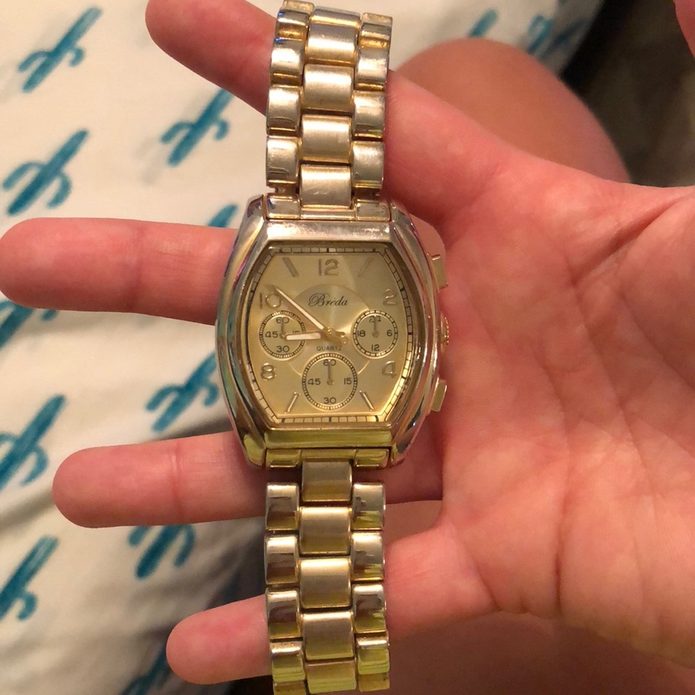 Gold Brèda watch